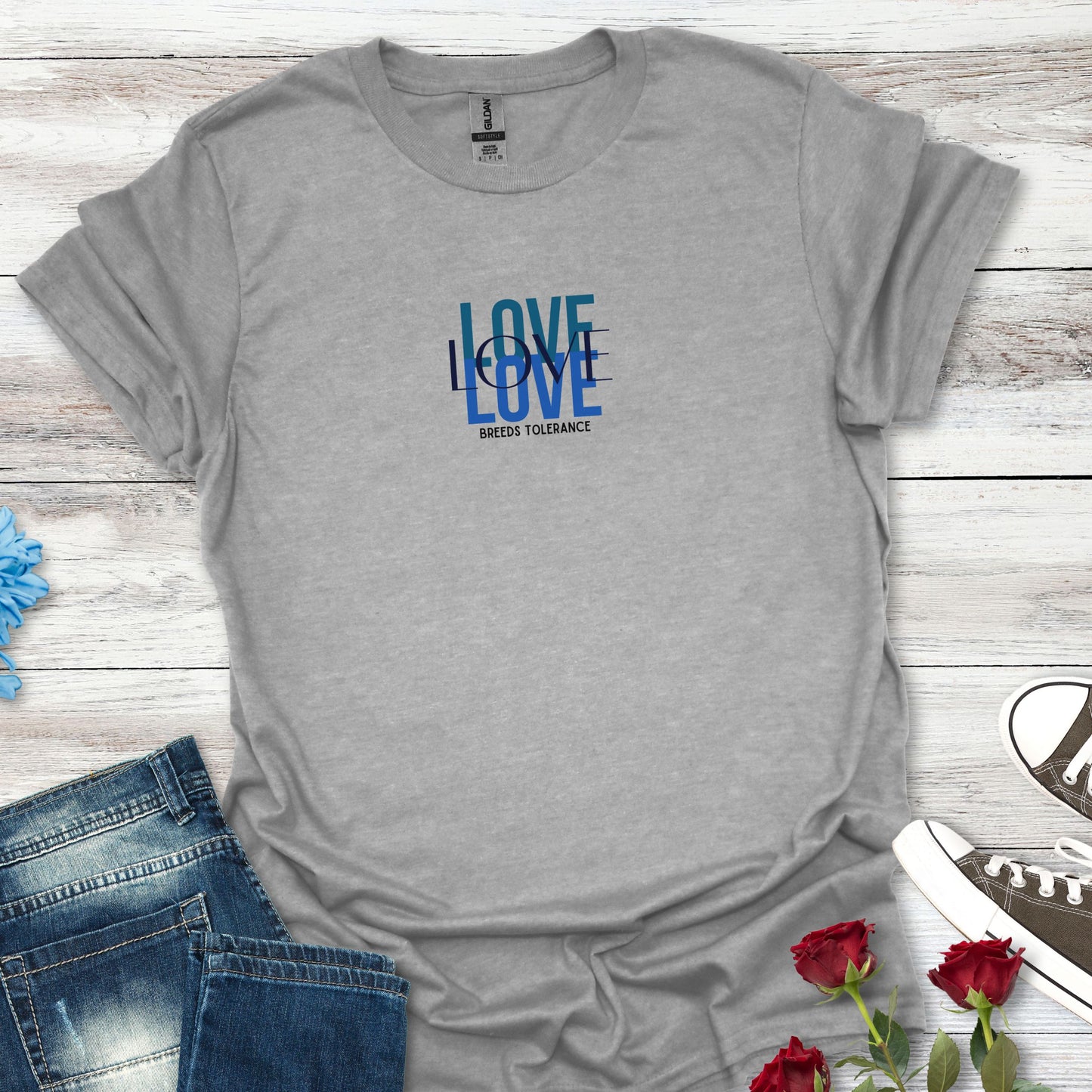 Love Breeds Tolerance – Unity in Action Tee