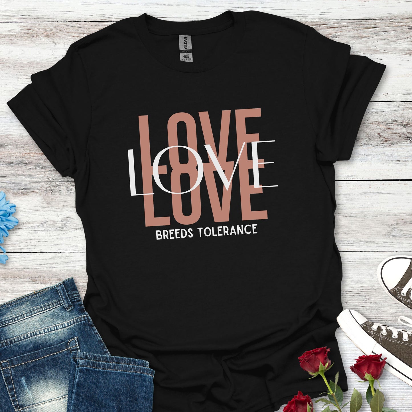 Love Breeds Tolerance (MC) – Unity in Action Tee