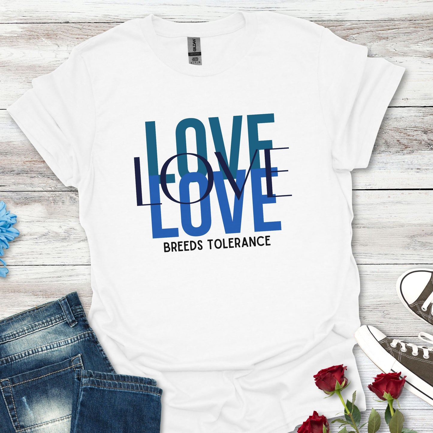 Love Breeds Tolerance (MC) – Unity in Action Tee