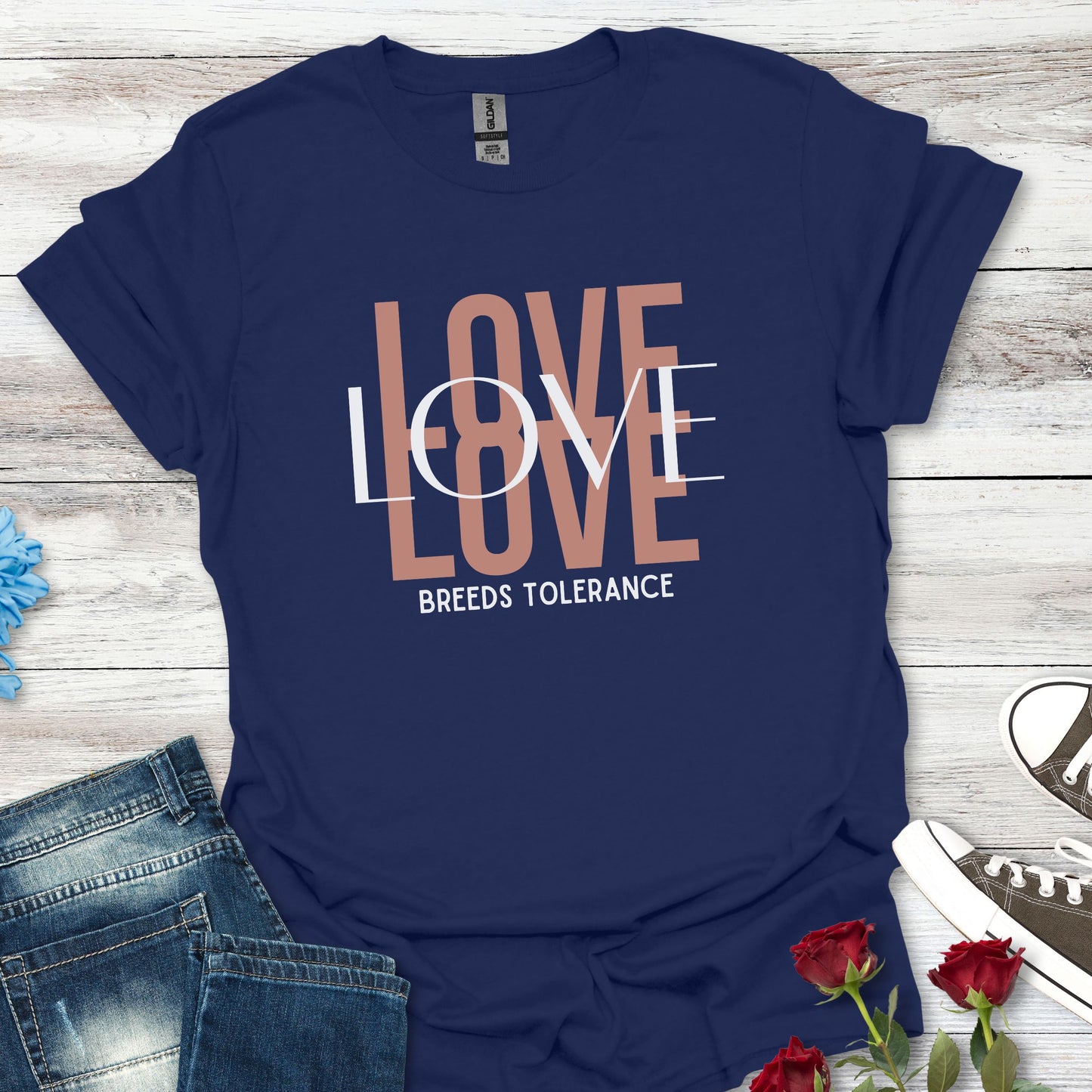 Love Breeds Tolerance (MC) – Unity in Action Tee