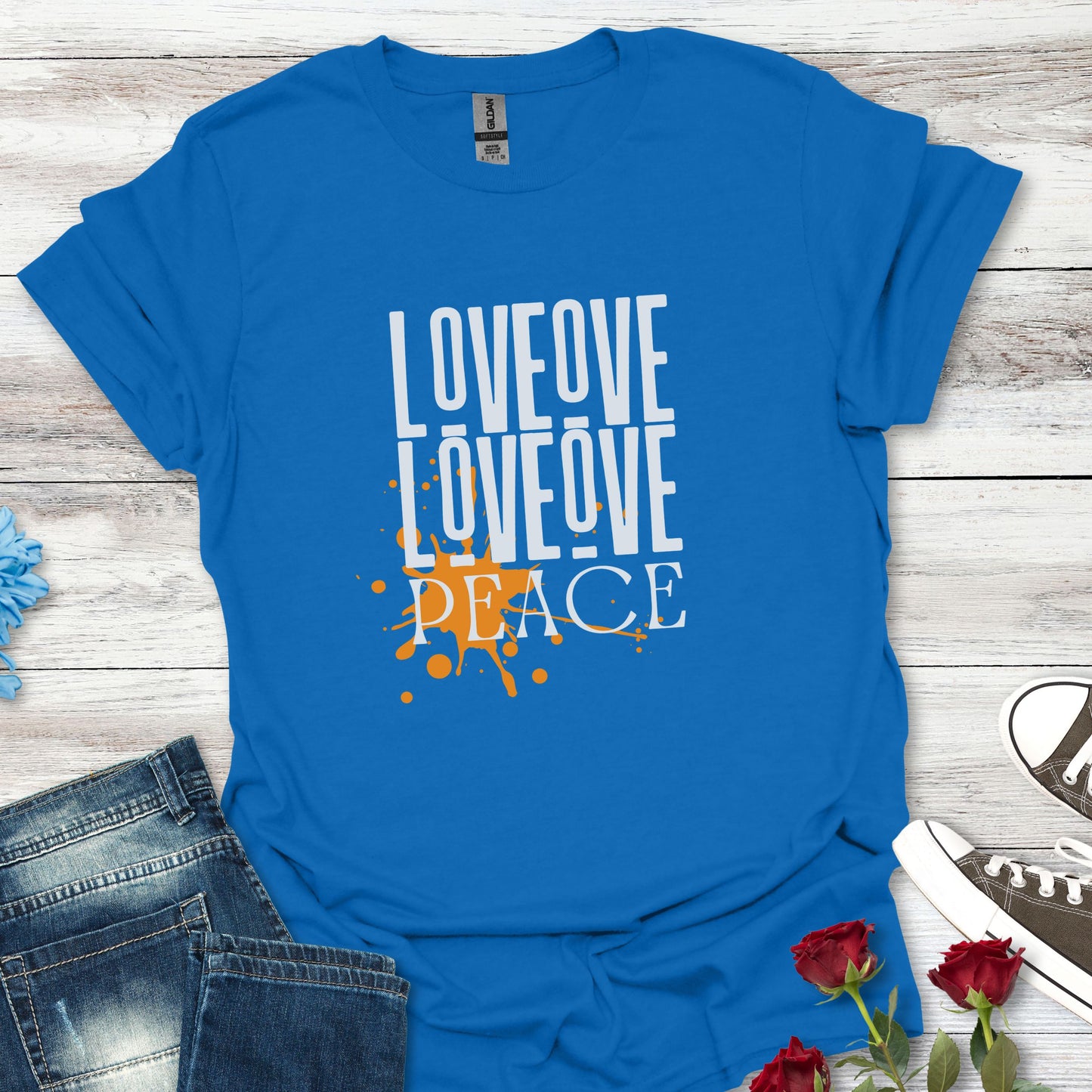 Love Peace Unisex Tee - Softstyle T-Shirt