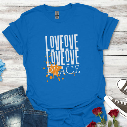 Love Peace Unisex Tee - Softstyle T-Shirt