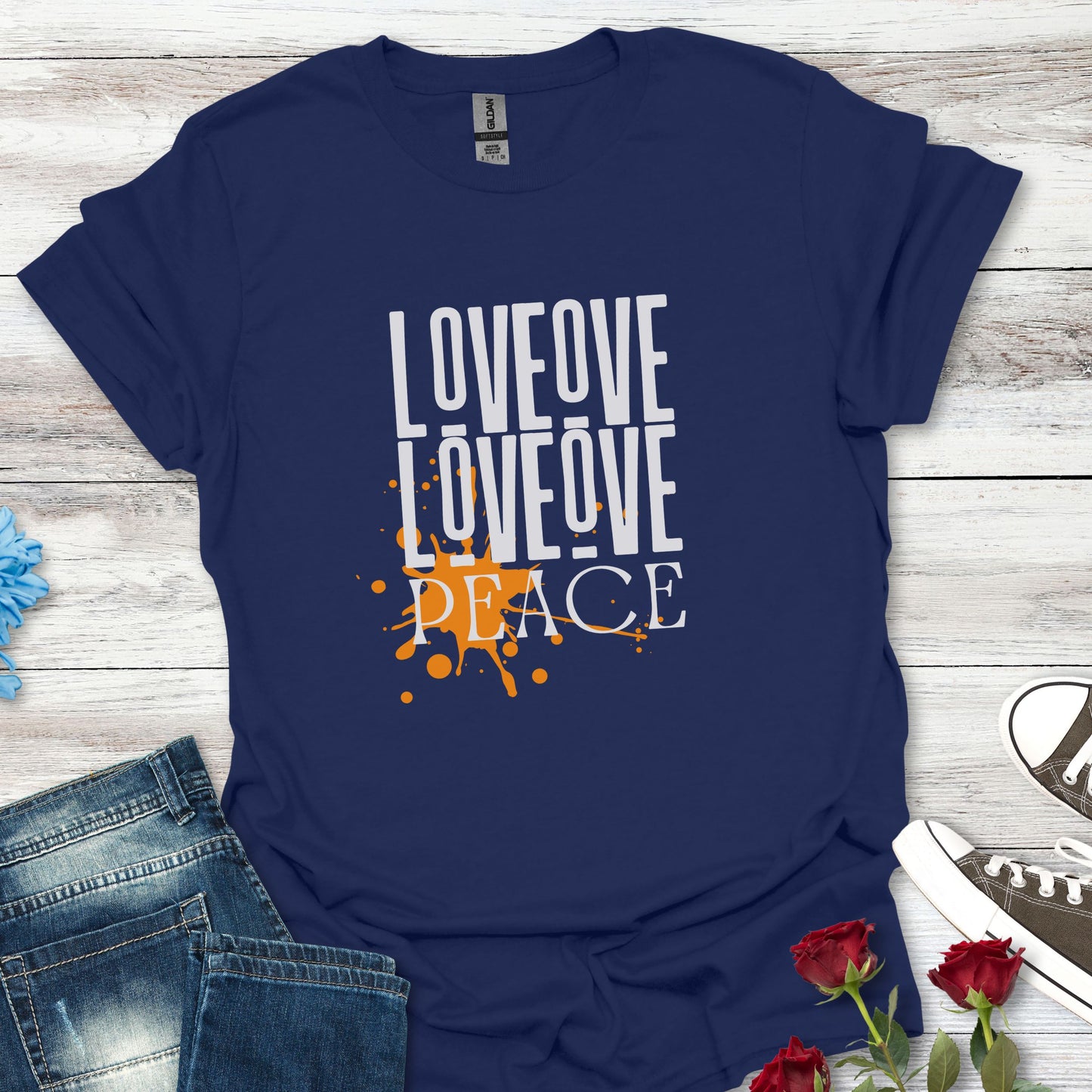 Love Peace Unisex Tee - Softstyle T-Shirt