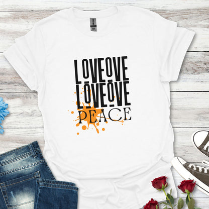 Love Peace Unisex Tee - Softstyle T-Shirt