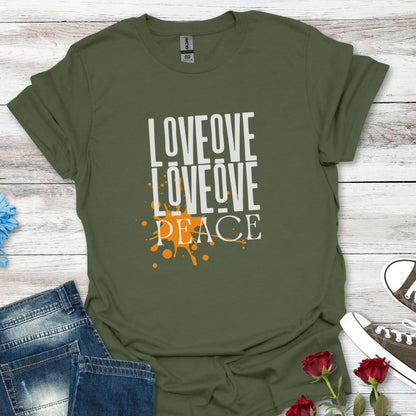 Love Peace Unisex Tee - Softstyle T-Shirt
