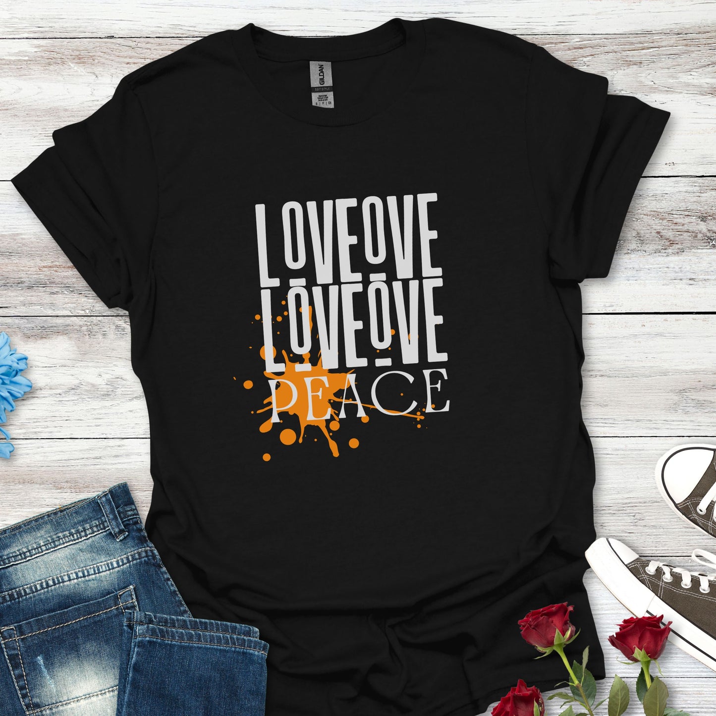 Love Peace Unisex Tee - Softstyle T-Shirt