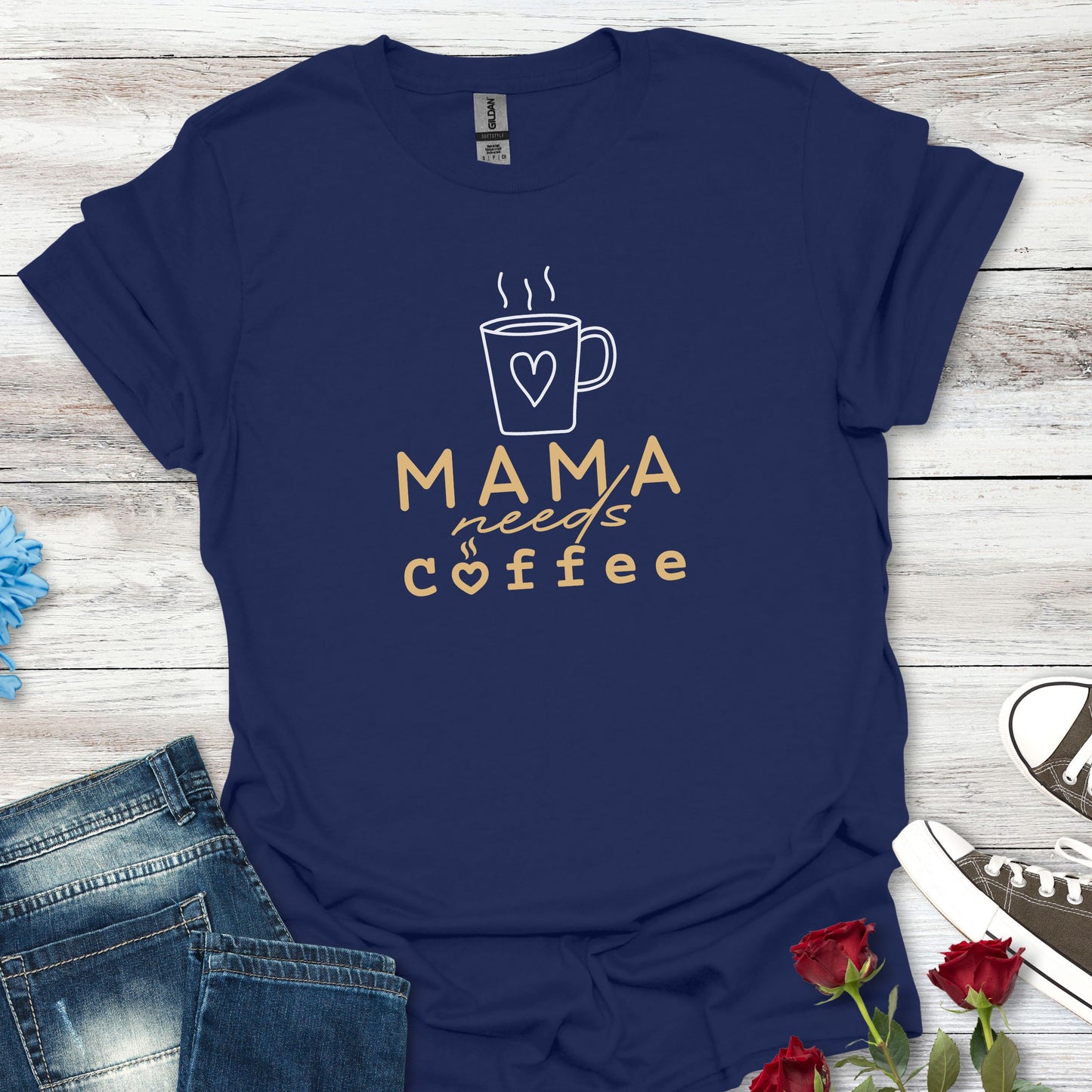 Mama Needs Coffee Graphic Tee (For Her)