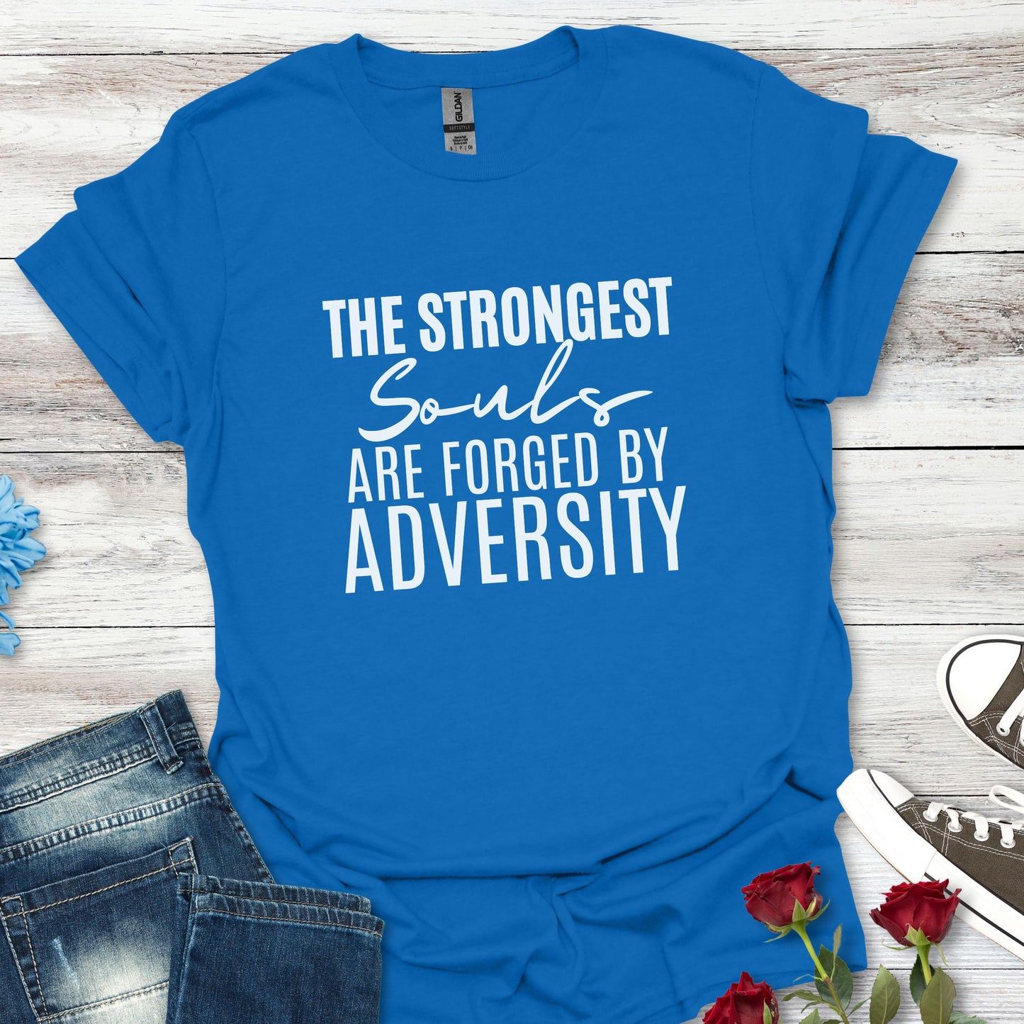 Forged by Adversity - Strength and Resilience Graphic Tee
