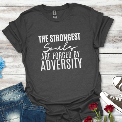 Forged by Adversity - Strength and Resilience Graphic Tee