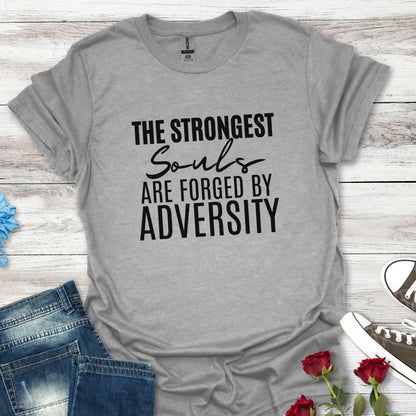Forged by Adversity - Strength and Resilience Graphic Tee