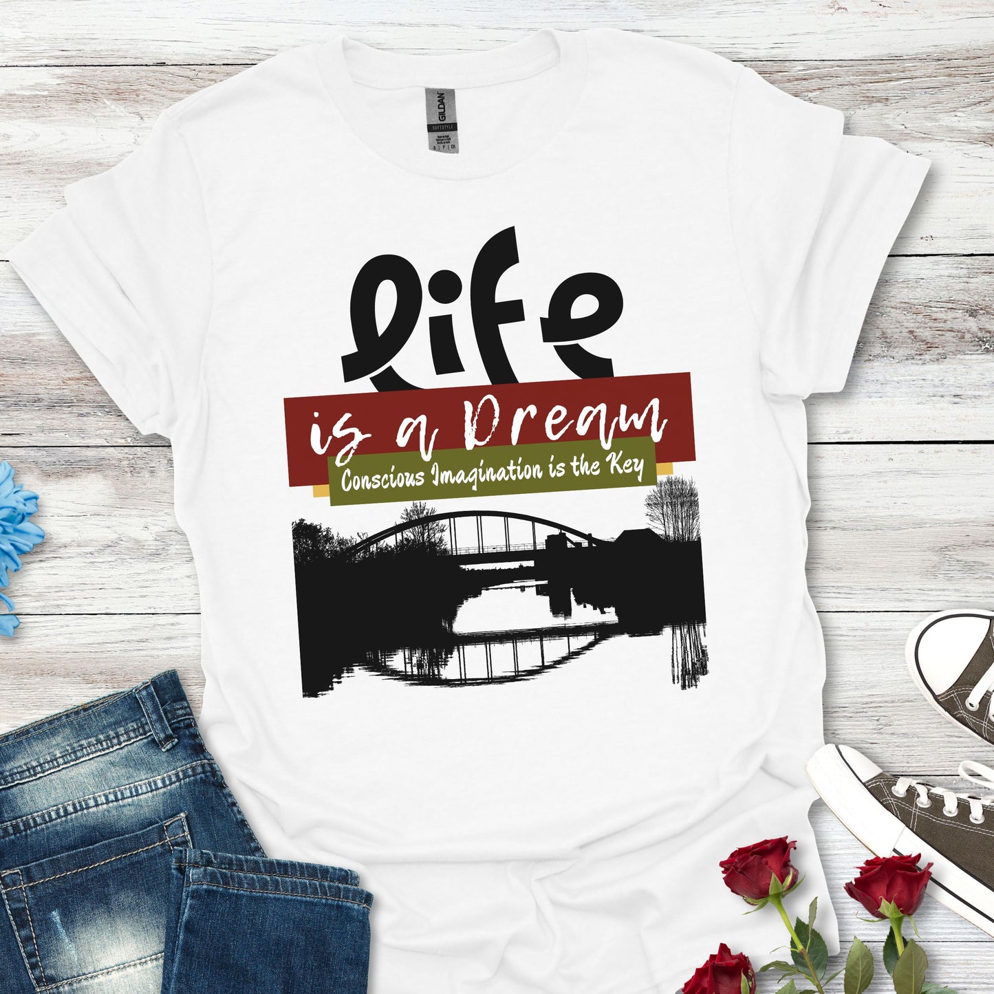 Life Is a Dream, Conscious Imagination Is Key – Intention-Led Tee (Unisex)