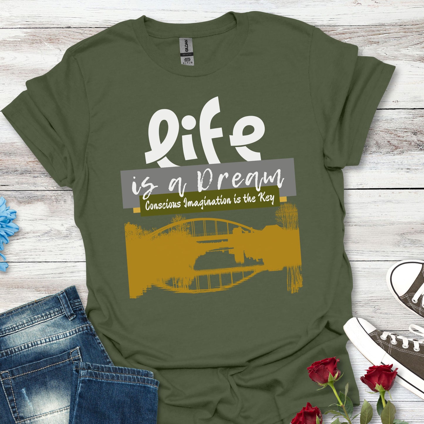 Life Is a Dream, Conscious Imagination Is Key – Intention-Led Tee (Unisex)