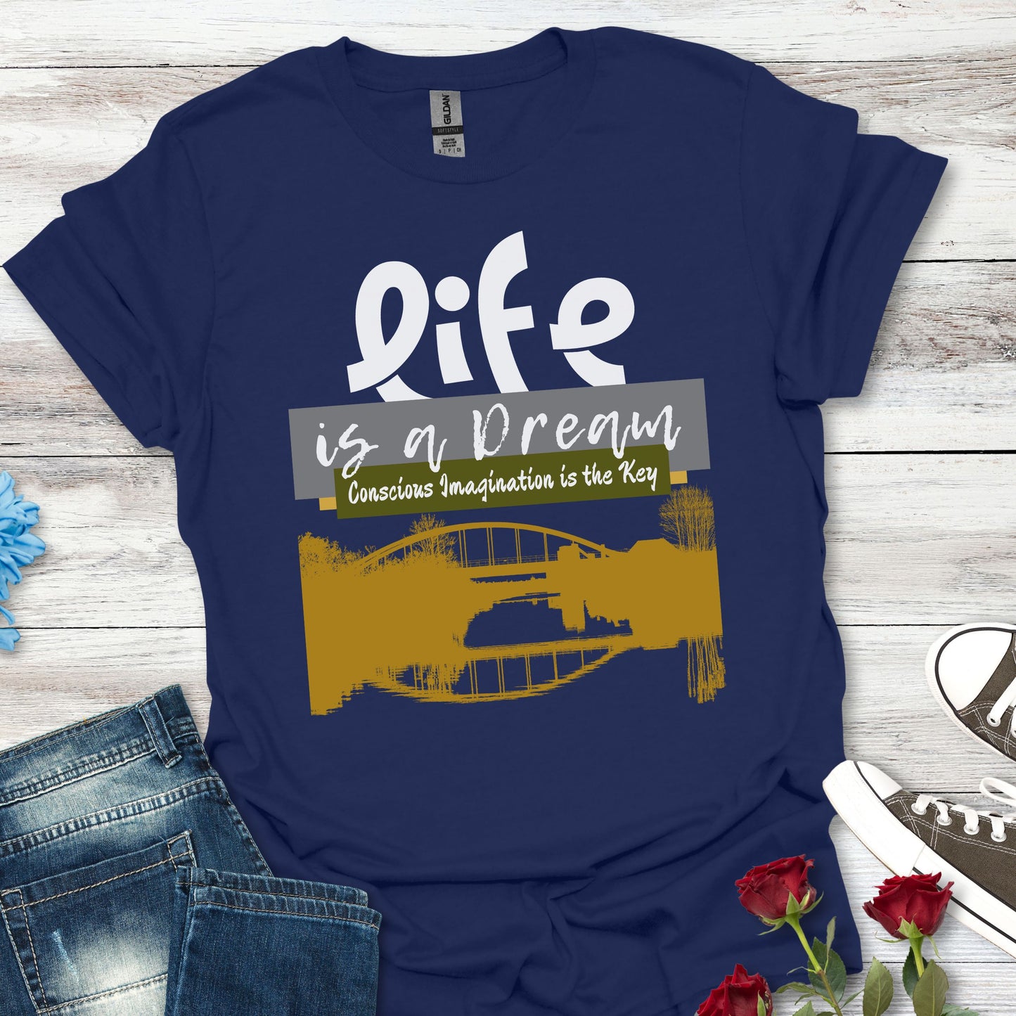 Life Is a Dream, Conscious Imagination Is Key – Intention-Led Tee (Unisex)