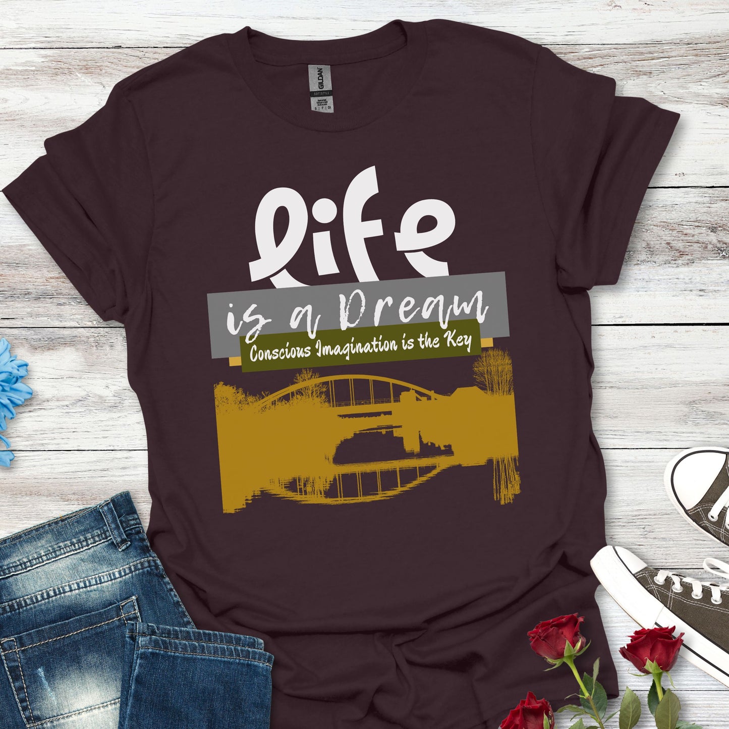 Life Is a Dream, Conscious Imagination Is Key – Intention-Led Tee (Unisex)