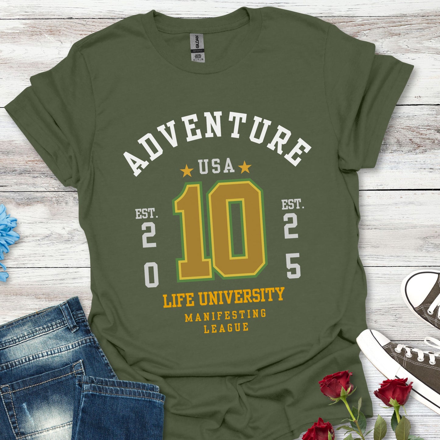 Adventure USA - Life University Manifesting League Tee
