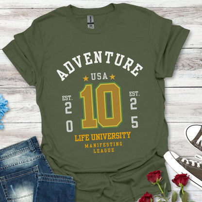Adventure USA - Life University Manifesting League Tee