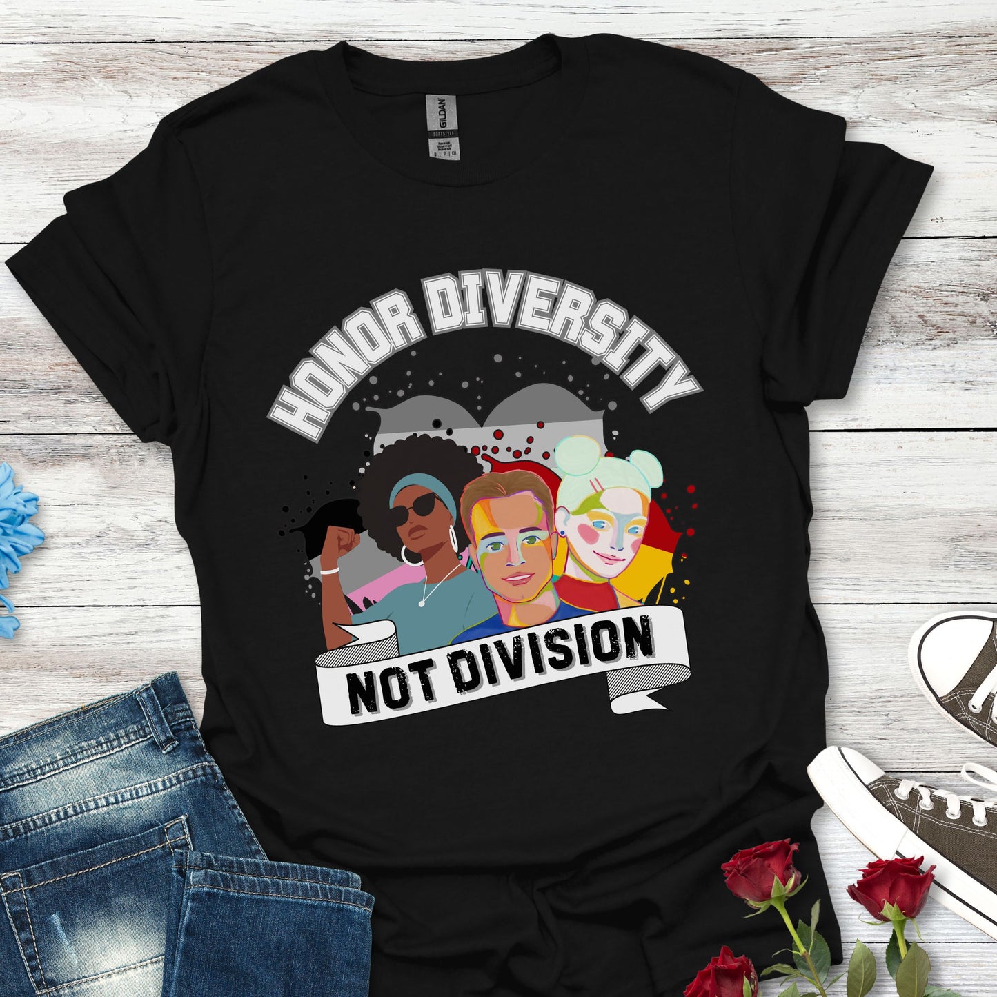 Honor Diversity, Not Division - Unity Tee