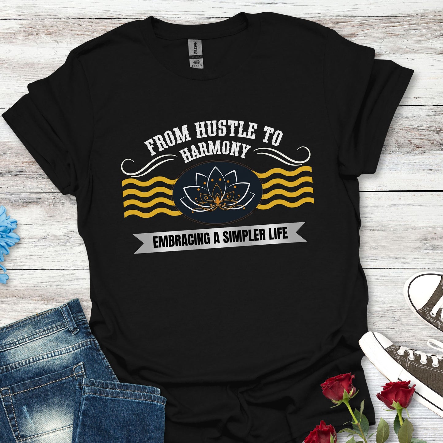 From Hustle to Harmony - Balance Life Tee