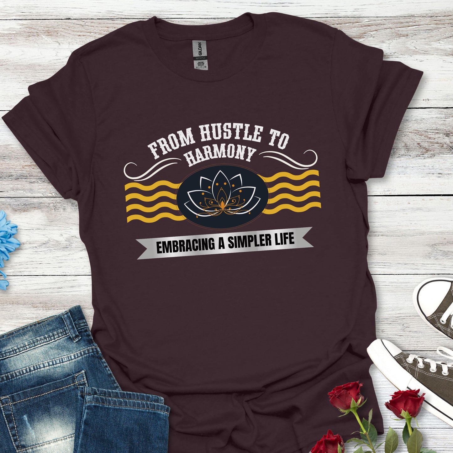 From Hustle to Harmony - Balance Life Tee