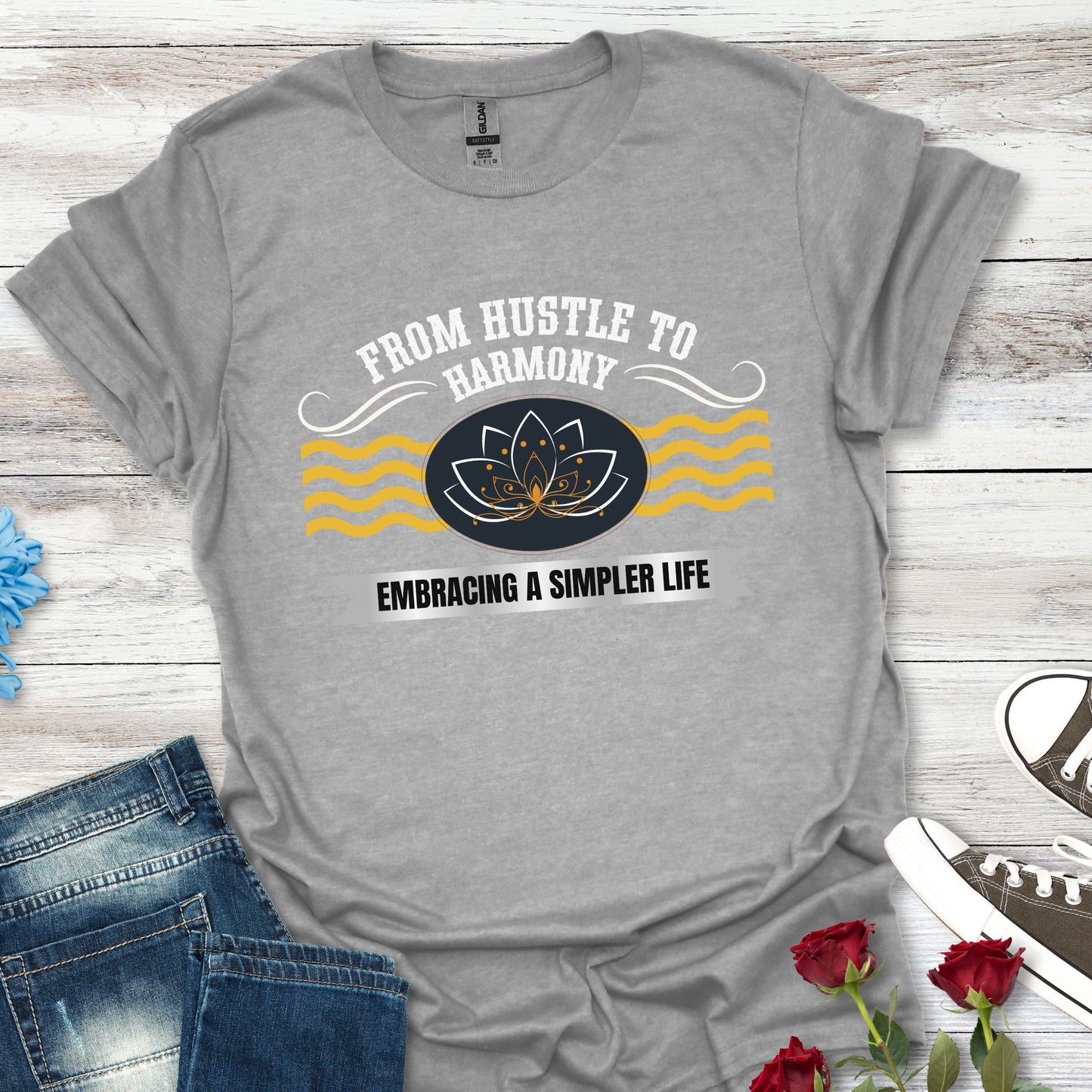 From Hustle to Harmony - Balance Life Tee