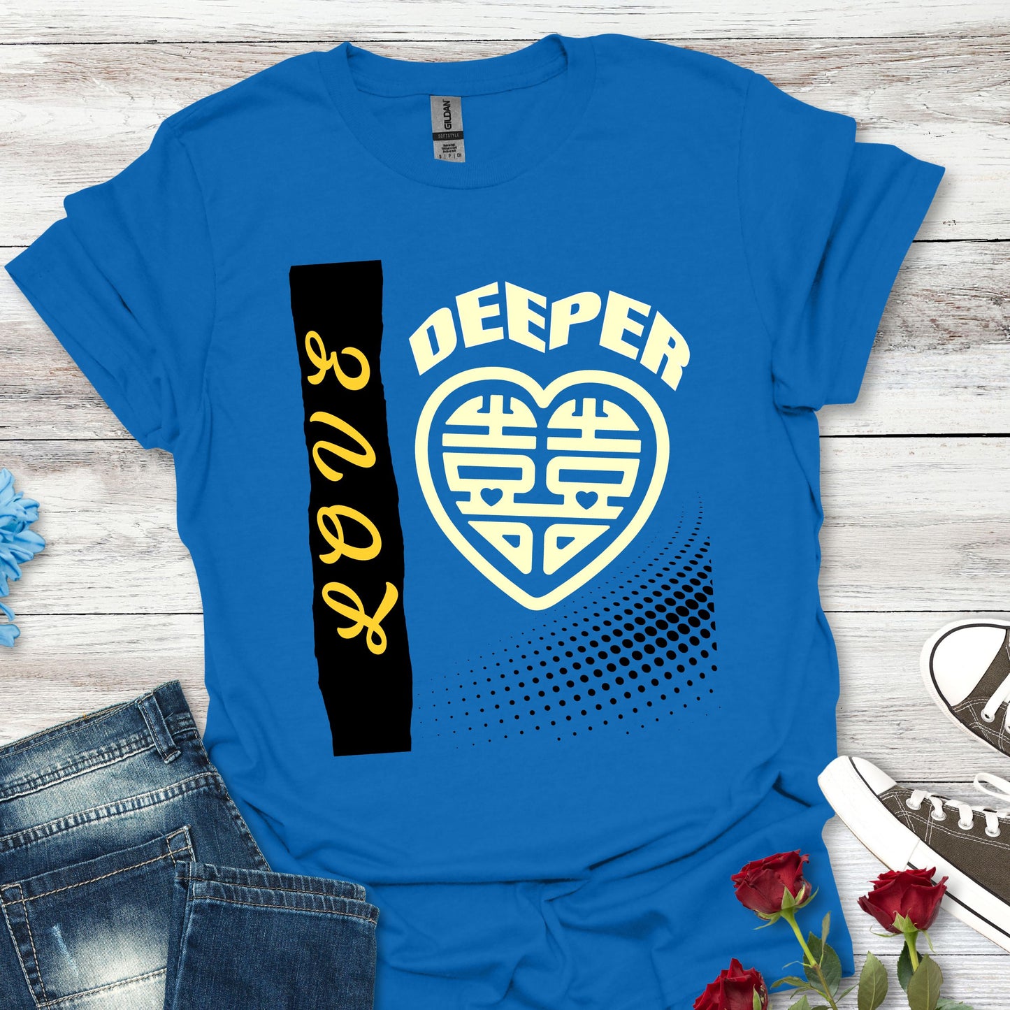 Love Deeper - Heartfelt Connection Unisex Tee