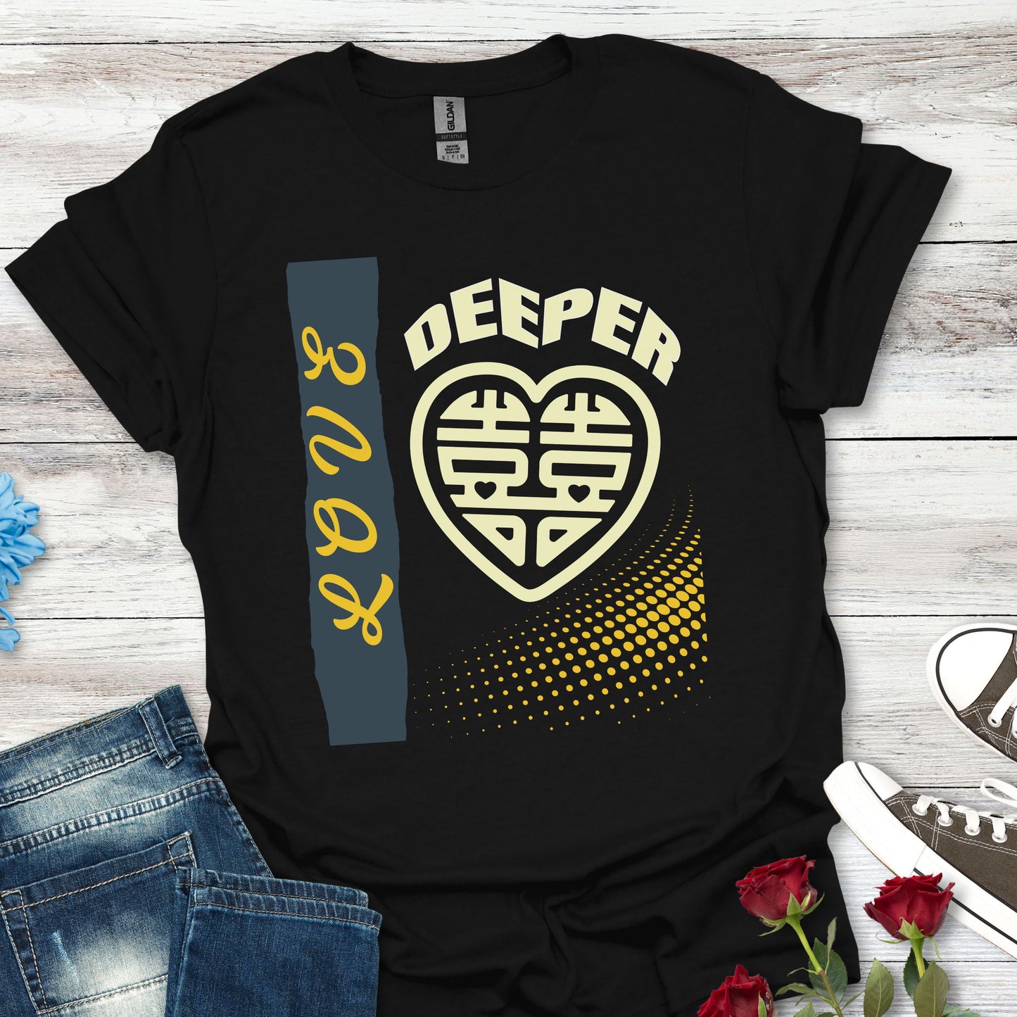 Love Deeper - Heartfelt Connection Unisex Tee