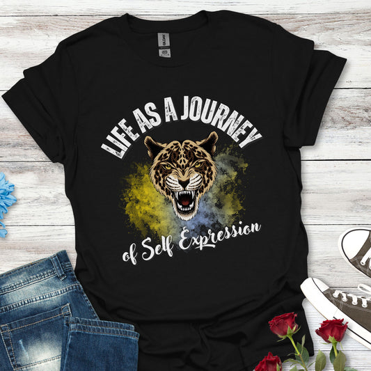 Life as a Journey of Self-Expression - Vibrant Inspiration Tee