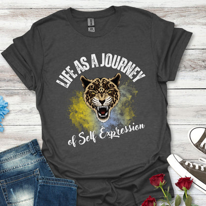 Life as a Journey of Self-Expression - Vibrant Inspiration Tee
