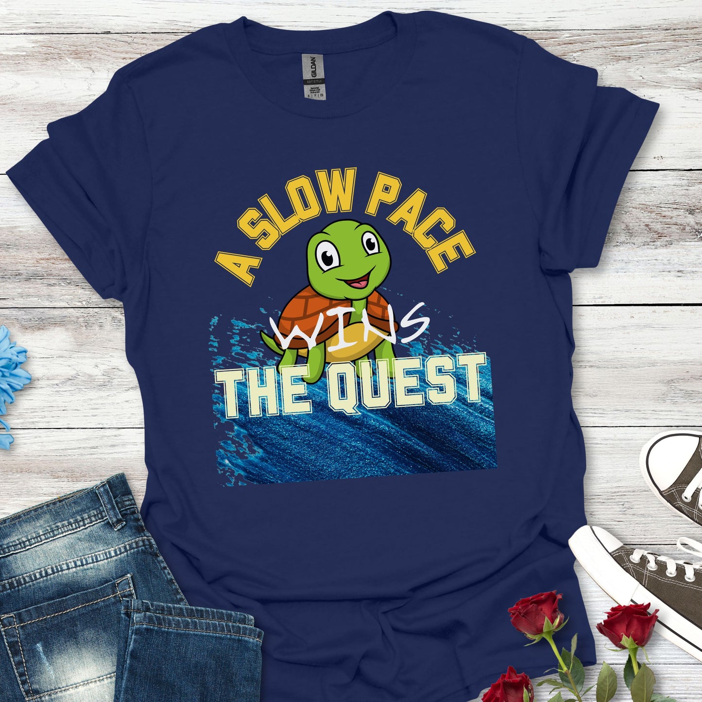 A Slow Pace Wins The Quest – Joyful Journey Tee
