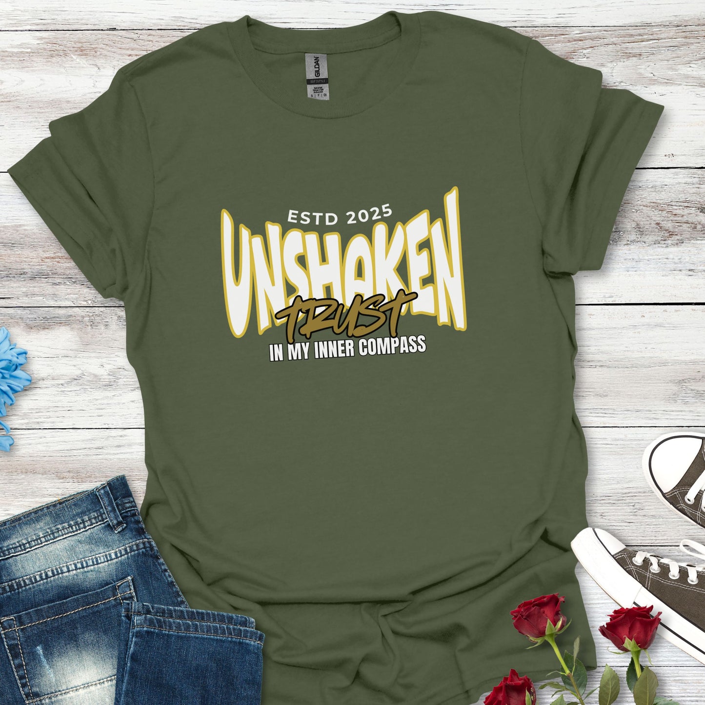 Unshaken Trust In My Inner Compass - Steadfast Belief Tee