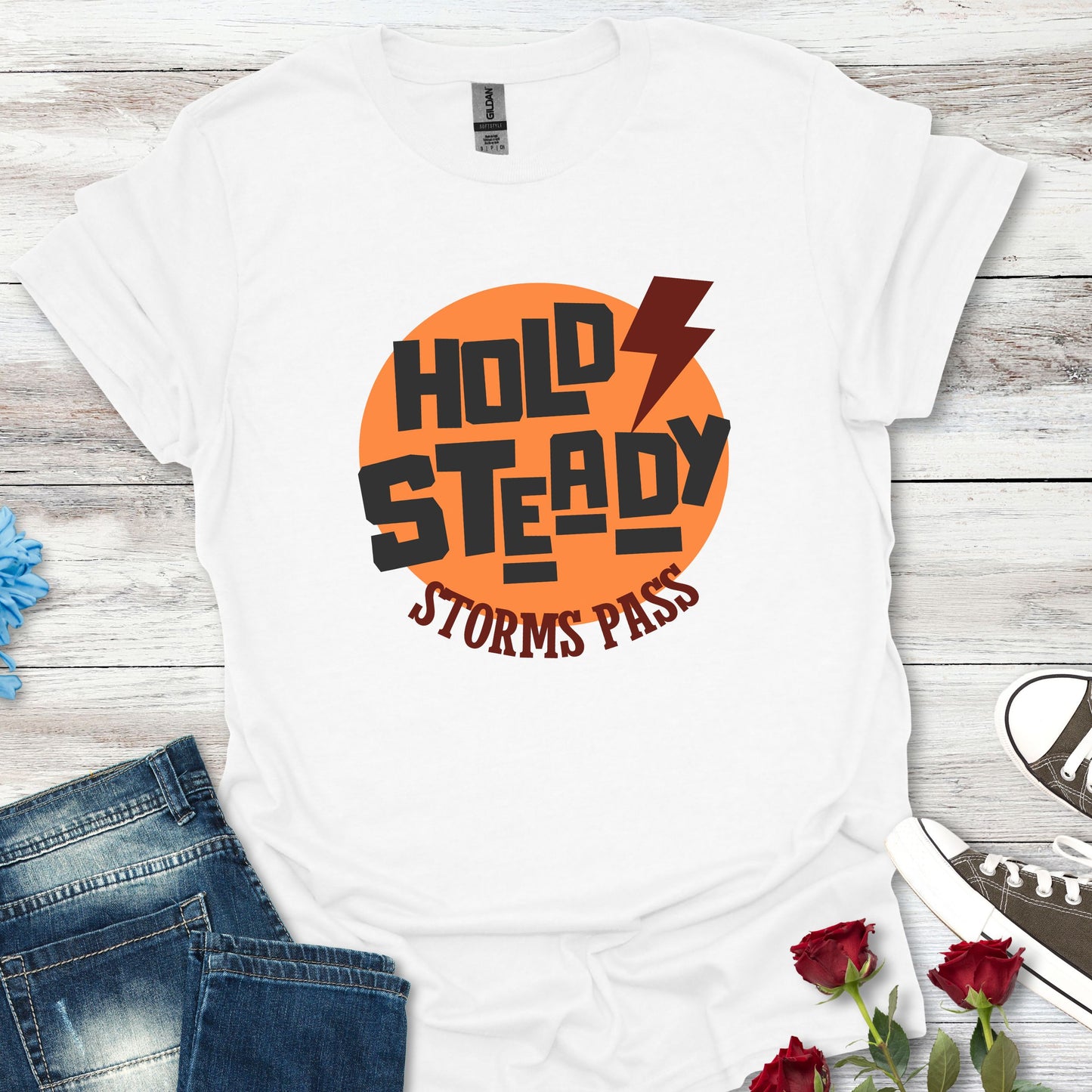 Hold Steady, Storms Pass - Resilience Tee