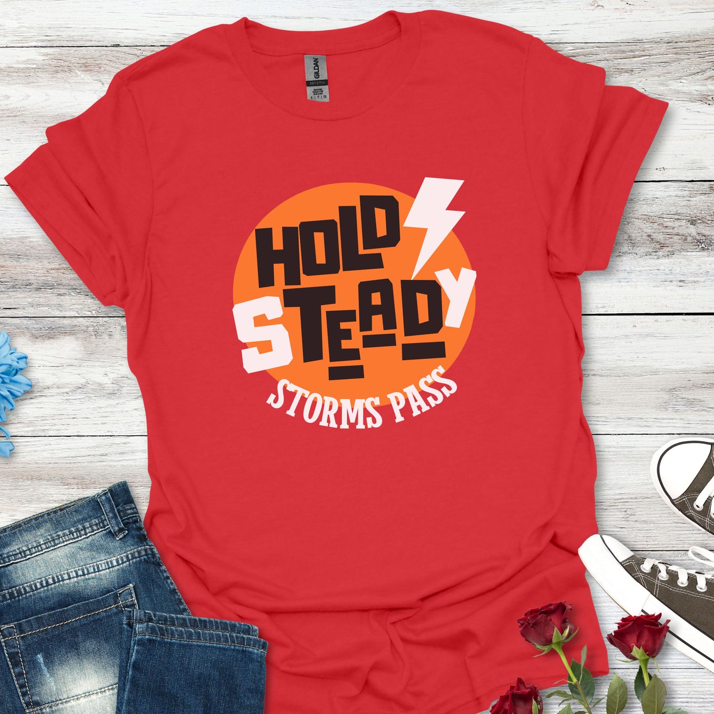 Hold Steady, Storms Pass - Resilience Tee