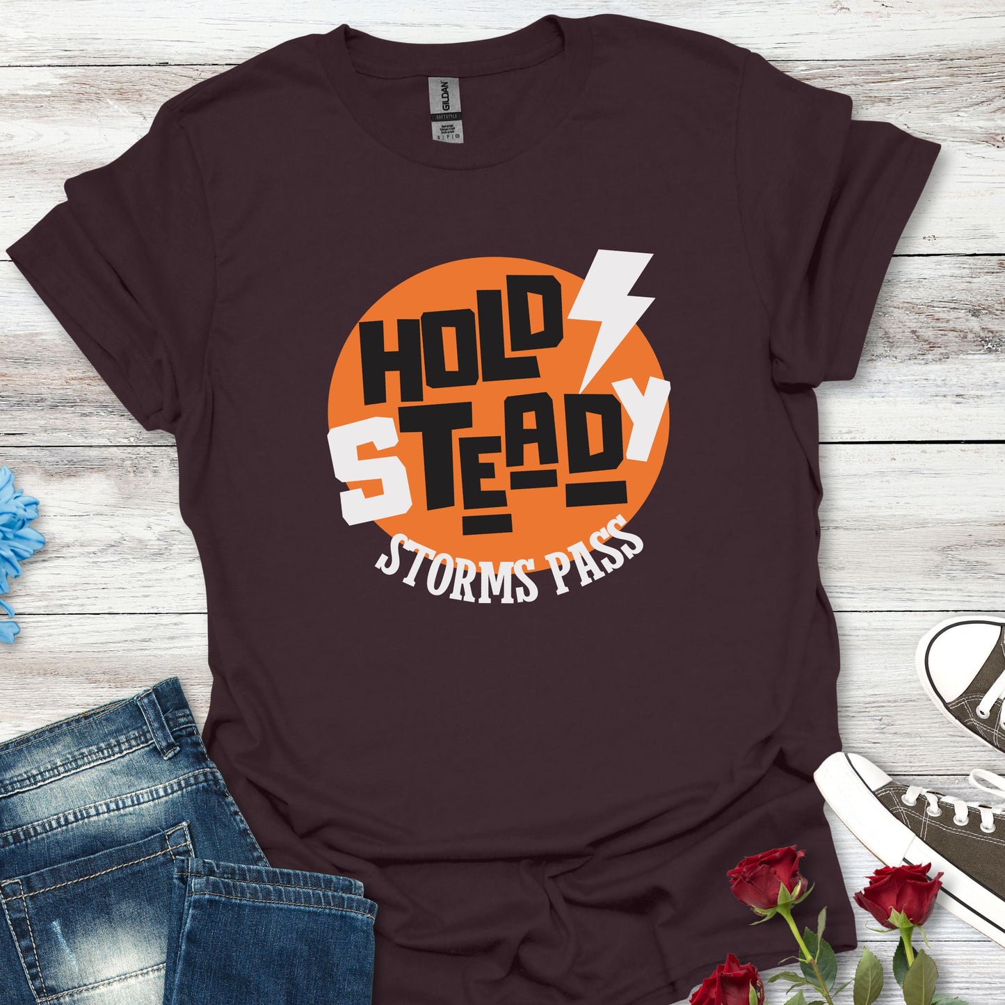 Hold Steady, Storms Pass - Resilience Tee