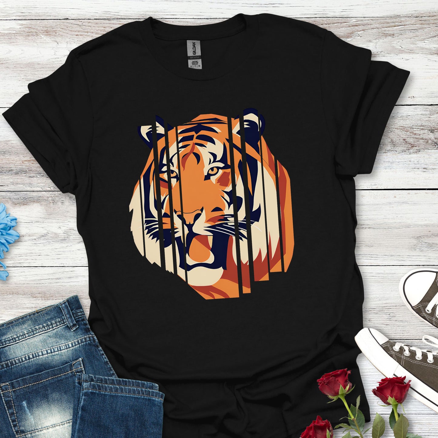 The Tiger Whisper (Serrated Head) - Fearless Strength Tee
