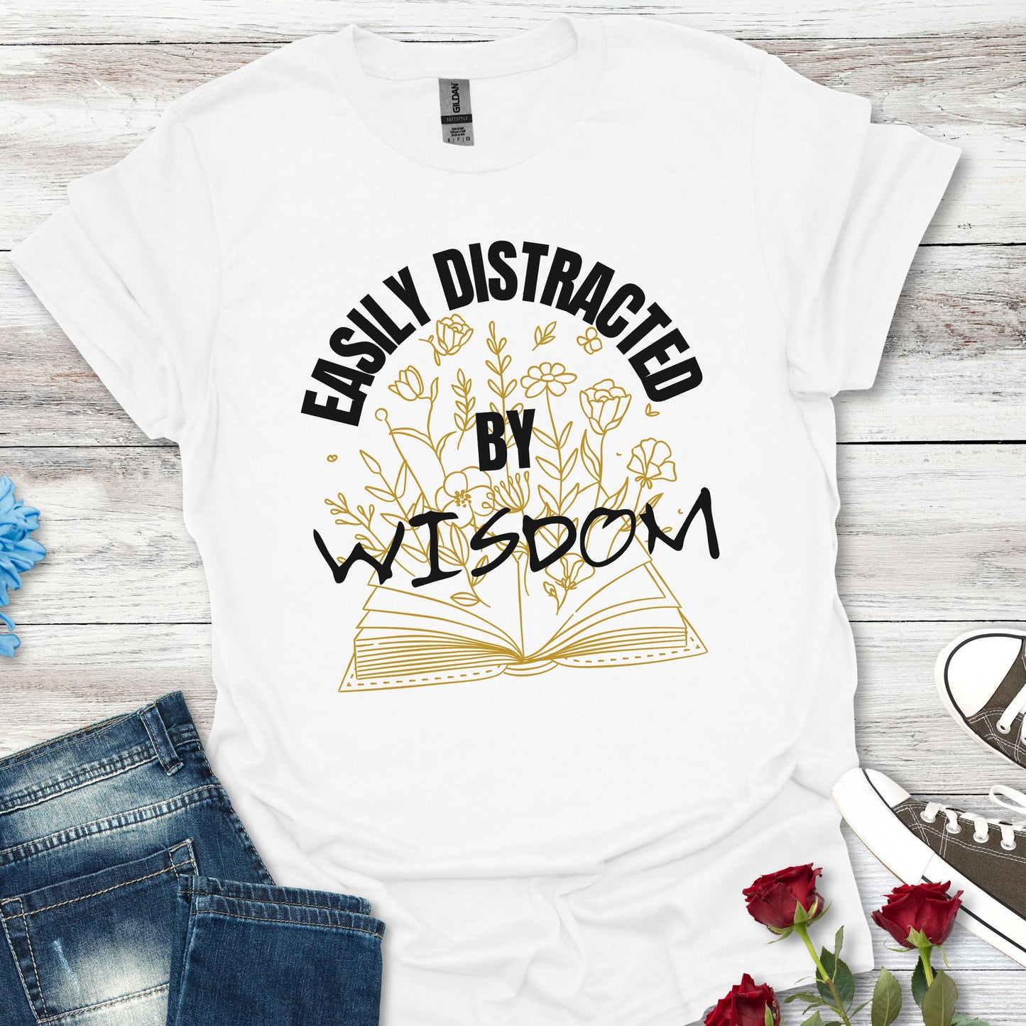 Easily Distracted by Wisdom - Unisex Tee
