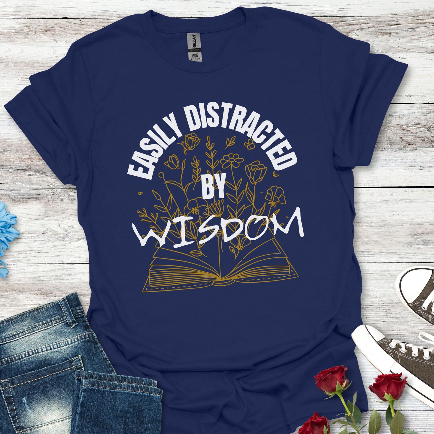 Easily Distracted by Wisdom - Unisex Tee