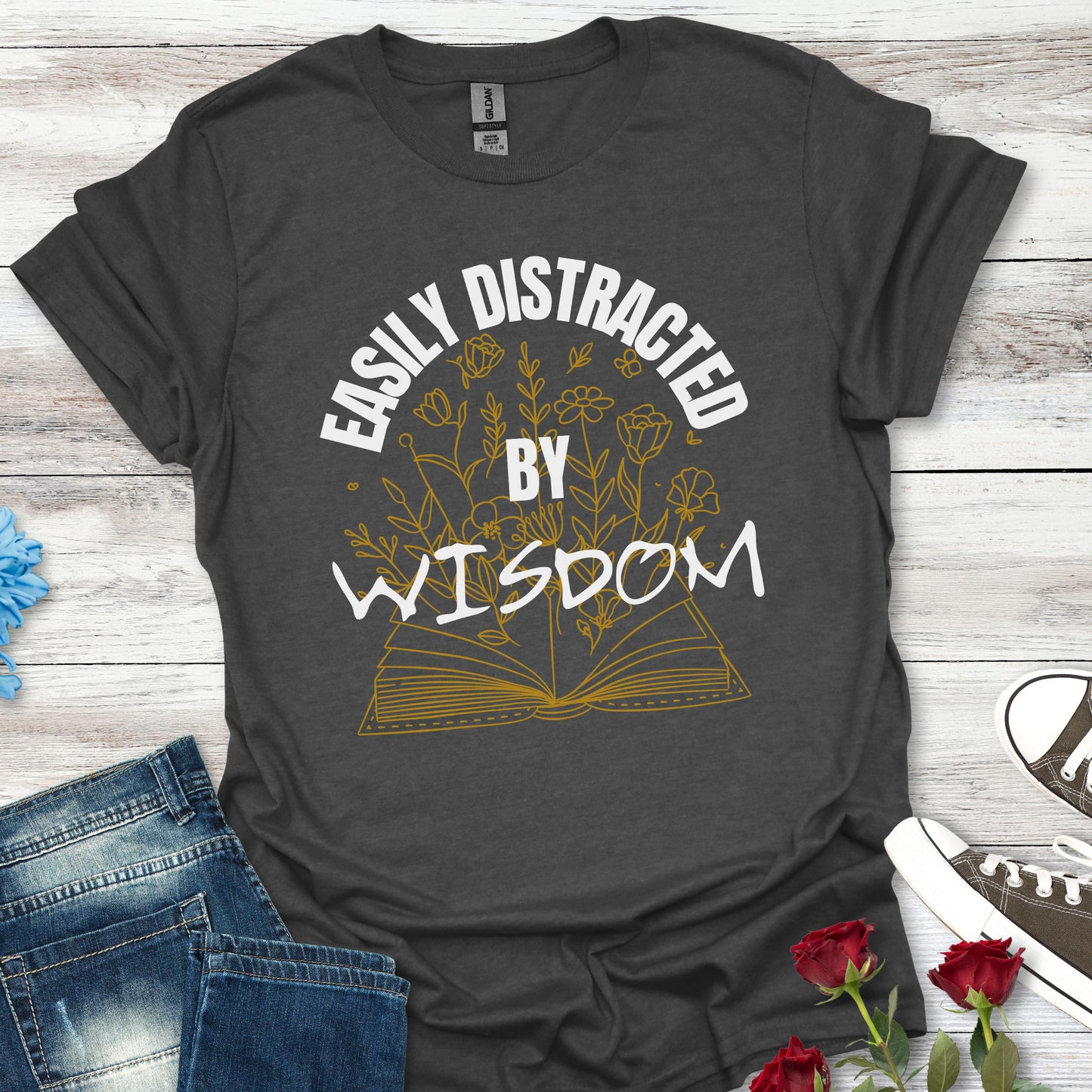 Easily Distracted by Wisdom - Unisex Tee