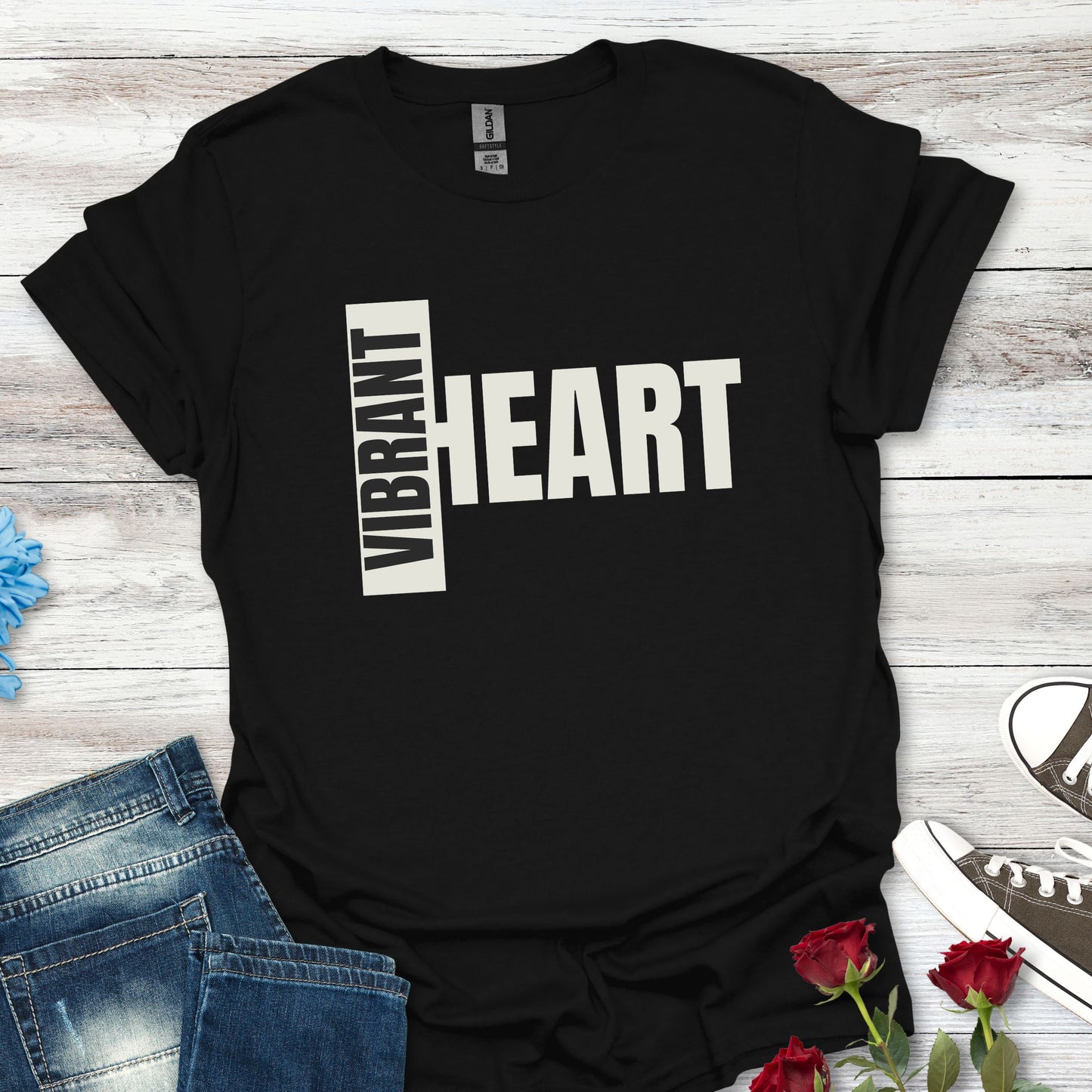 Vibrant Heart - Radiate Joy Unisex Tee