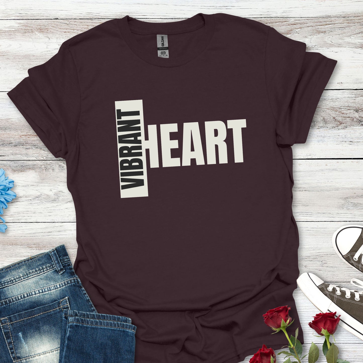 Vibrant Heart - Radiate Joy Unisex Tee