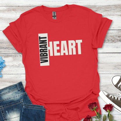 Vibrant Heart - Radiate Joy Unisex Tee
