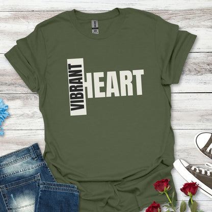Vibrant Heart - Radiate Joy Unisex Tee