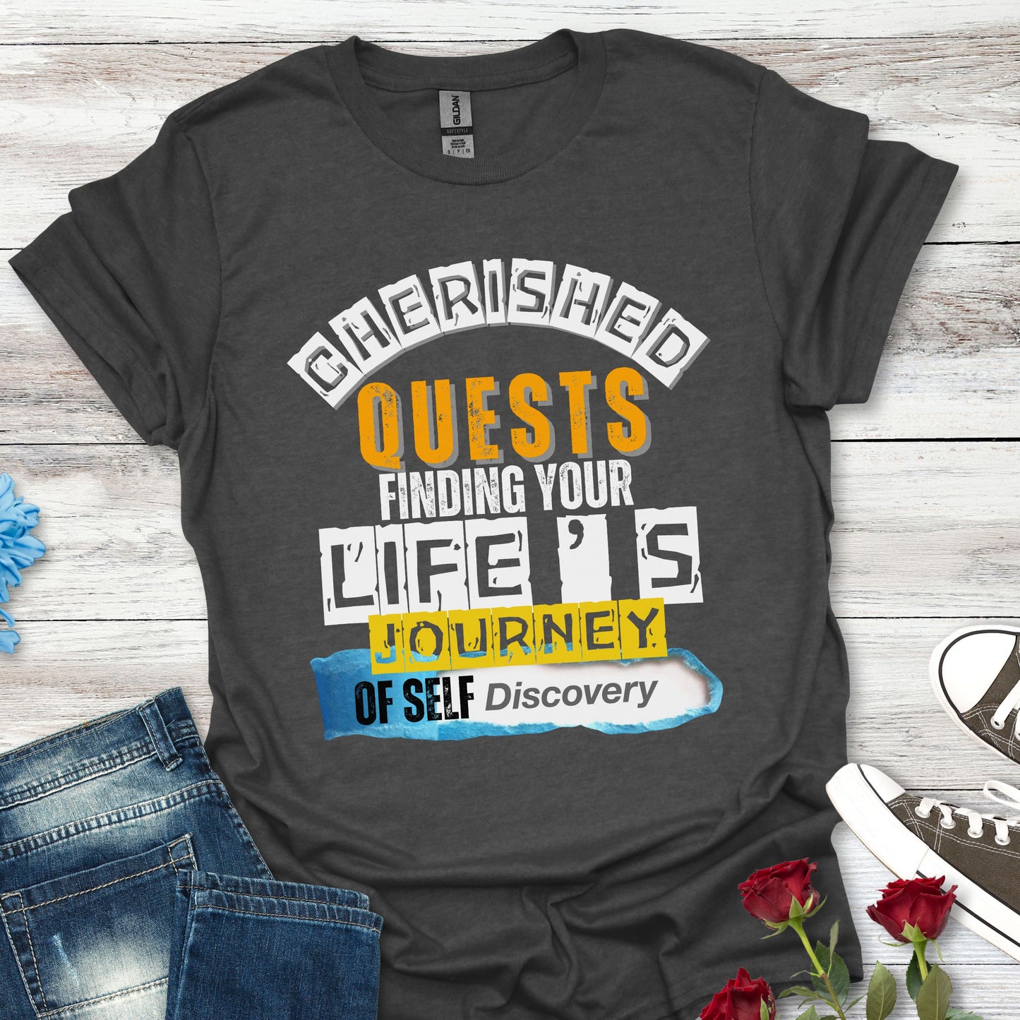 Cherished Quests  - Life's Journey of Self-Discovery (C)Tee