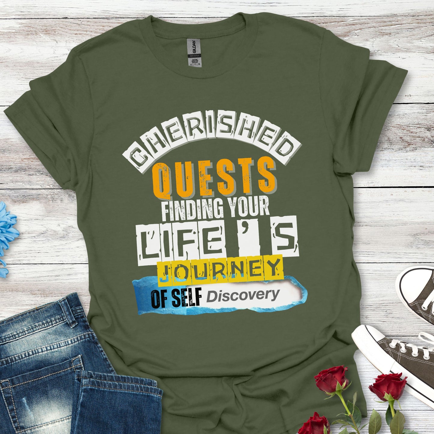 Cherished Quests  - Life's Journey of Self-Discovery (C)Tee