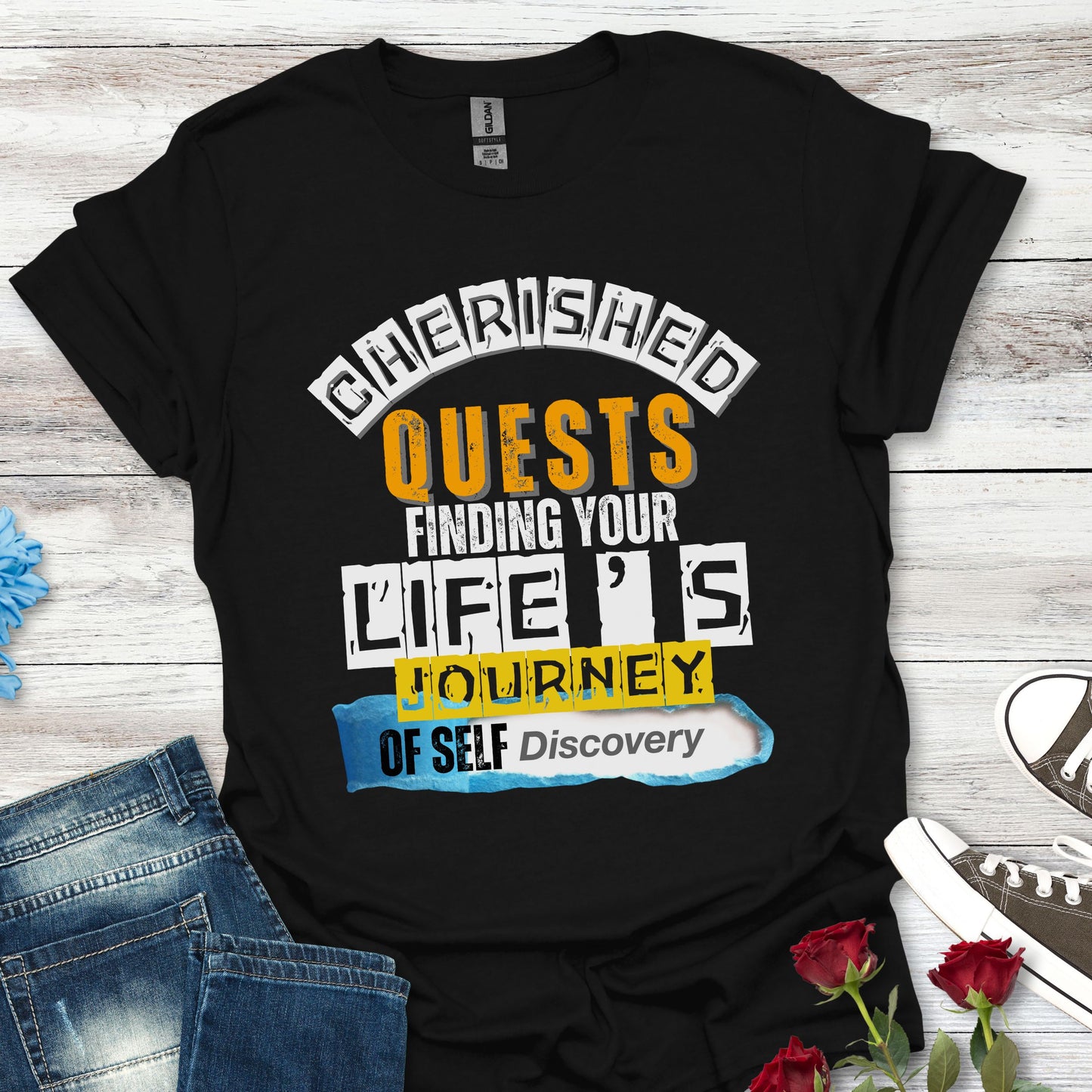 Cherished Quests  - Life's Journey of Self-Discovery (C)Tee