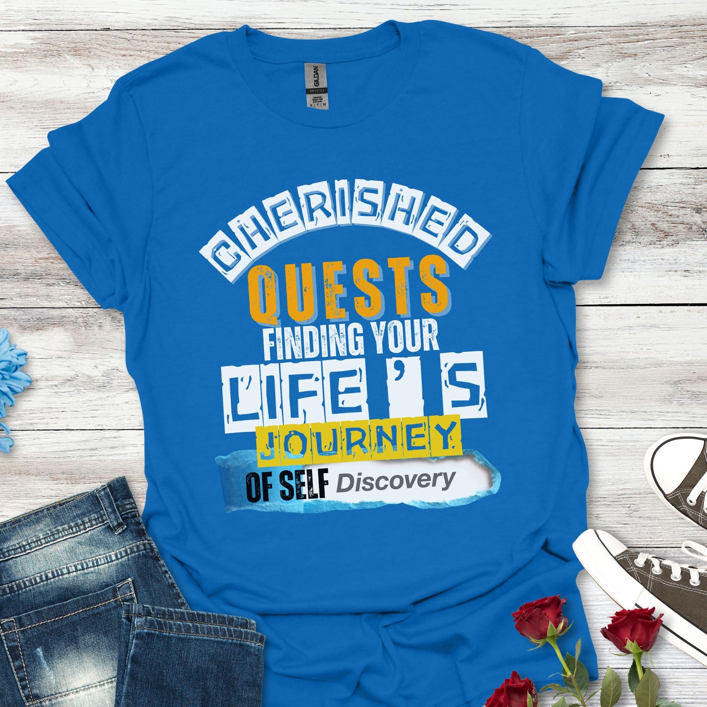 Cherished Quests  - Life's Journey of Self-Discovery (C)Tee