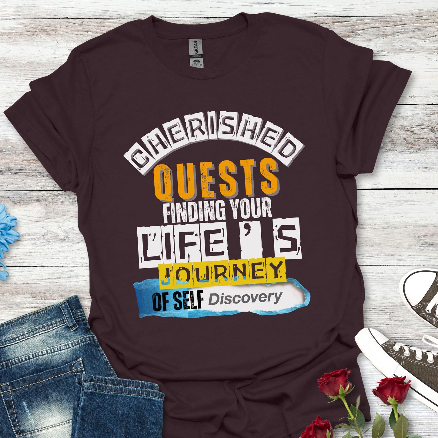 Cherished Quests  - Life's Journey of Self-Discovery (C)Tee