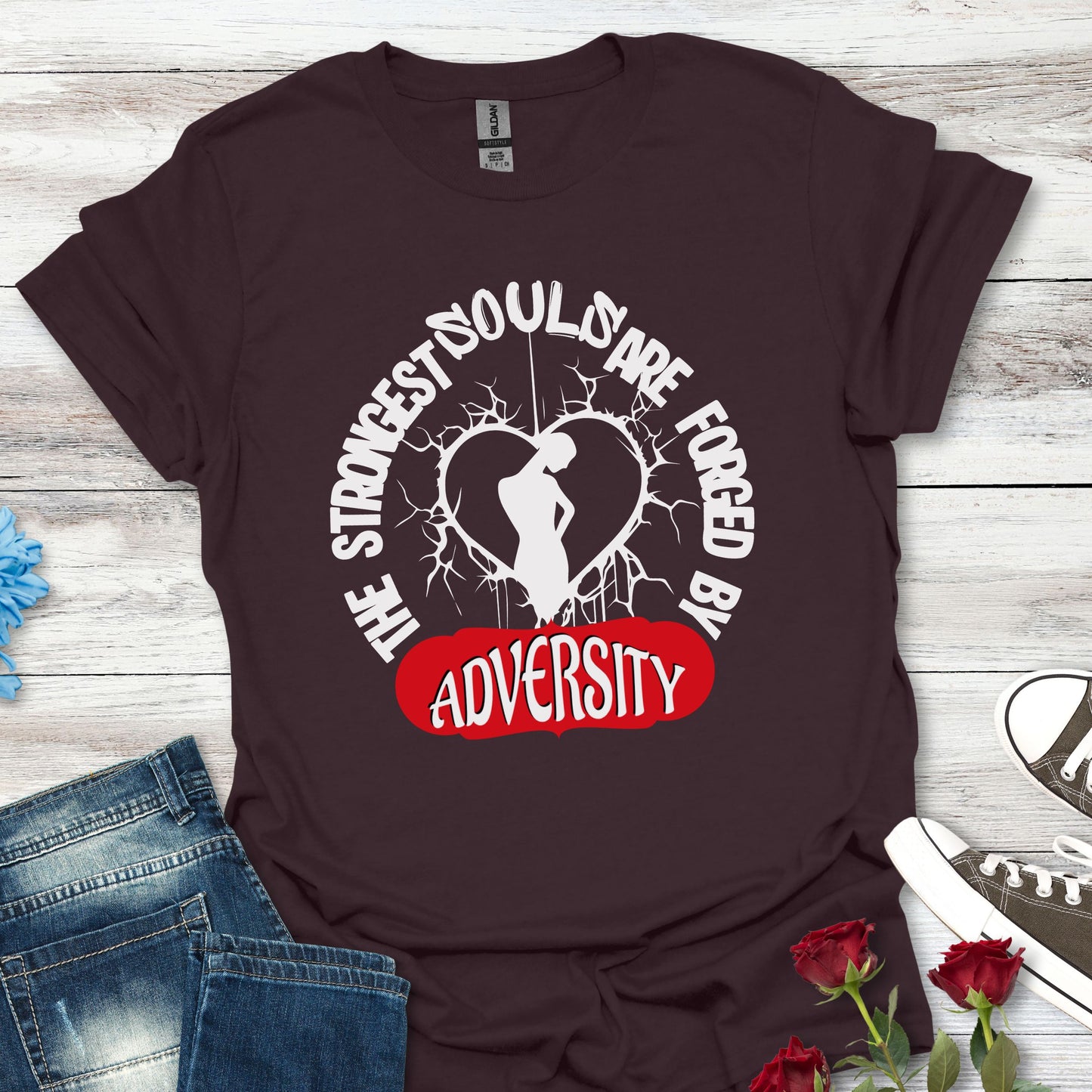 Forged by Adversity - Strength and Resilience Graphic (RW) Tee