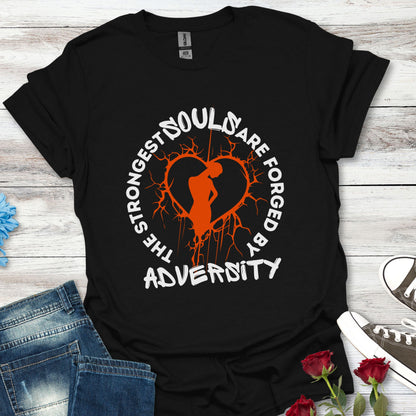 Forged by Adversity - Strength and Resilience Graphic Unisex Tee
