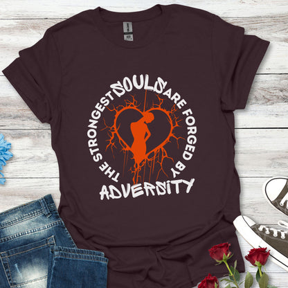 Forged by Adversity - Strength and Resilience Graphic Unisex Tee