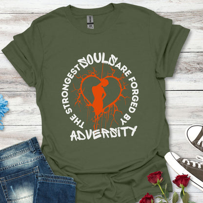 Forged by Adversity - Strength and Resilience Graphic Unisex Tee